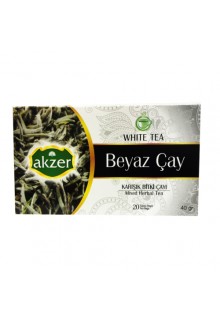 Akzer Beyaz Çay Karışık Bitki Çayı 20 Poşet